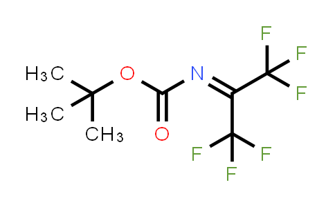 N-(1,1,1,3,3,3-hexafluoropropan-2-ylidene)carbamic acid tert-butyl ester
