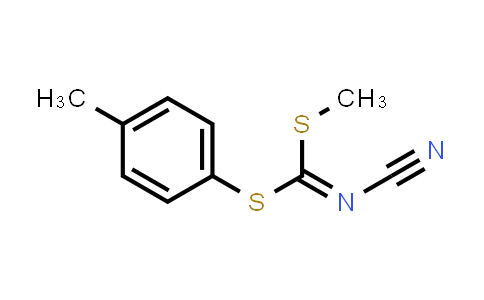 [[(4-methylphenyl)thio]-(methylthio)methylidene]cyanamide