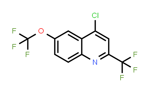 4-chloro-6-(trifluoromethoxy)-2-(trifluoromethyl)quinoline