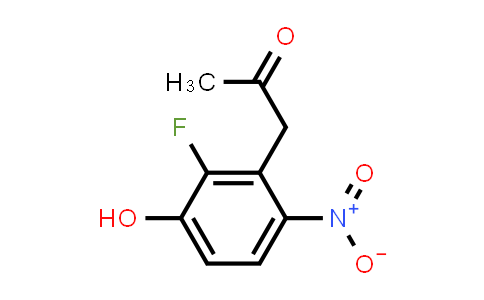 1-(2-fluoro-3-hydroxy-6-nitrophenyl)propan-2-one