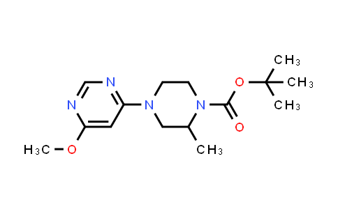 tert-Butyl 4-(6-methoxypyrimidin-4-yl)-2-methylpiperazine-1-carboxylate