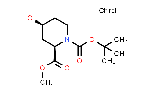 (2R,4S)-1-tert-Butyl 2-methyl 4-hydroxypiperidine-1,2-dicarboxylate