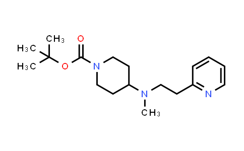 4-[methyl-[2-(2-pyridinyl)ethyl]amino]-1-piperidinecarboxylic acid tert-butyl ester