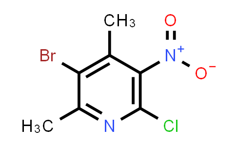 3-Bromo-6-chloro-2,4-dimethyl-5-nitropyridine