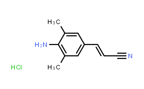 (E)-3-(4-Amino-3,5-dimethylphenyl)acrylonitrile hydrochloride