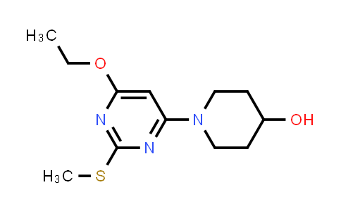 1-(6-Ethoxy-2-(methylthio)pyrimidin-4-yl)piperidin-4-ol