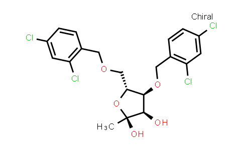 (2S,3R,4S,5R)-4-((2,4-Dichlorobenzyl)oxy)-5-(((2,4-dichlorobenzyl)oxy)methyl)-2-methyltetrahydrofuran-2,3-diol