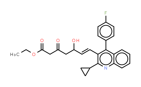 Ethyl (E)-7-[4-(4'-fluorophenyl)-2-(cyclopropyl)-3-quinolinyl]-5-hydroxy-3-oxo-6-heptenoate