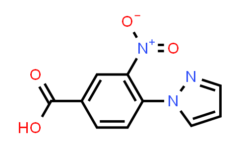 3-Nitro-4-(1H-pyrazol-1-yl)benzoic acid