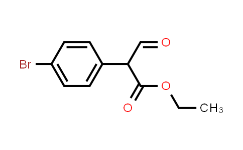 ethyl 2-(4-bromophenyl)-3-oxopropanoate