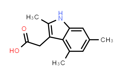 2-(2,4,6-trimethyl-1H-indol-3-yl)acetic acid