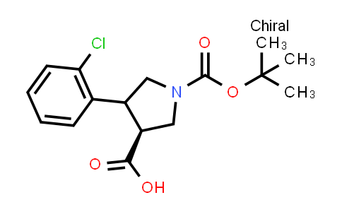 (3s)-4-(2-chlorophenyl)-1-[(2-methylpropan-2-yl)oxycarbonyl]pyrrolidine-3-carboxylic Acid