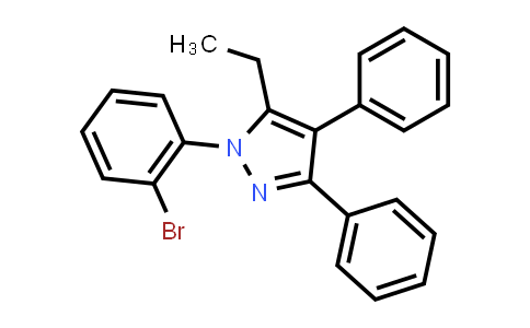 1-(2-Bromo-phenyl)-5-ethyl-3,4-diphenyl-1H-pyrazole