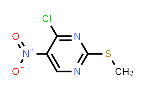 4-Chloro-2-(methylthio)-5-nitropyrimidine