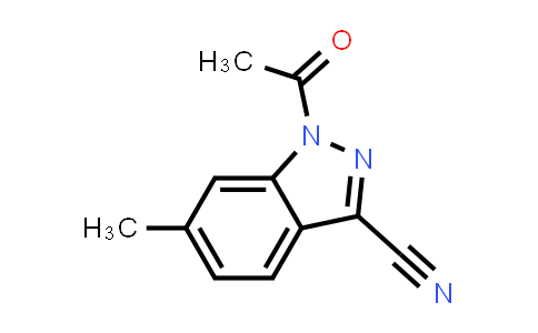 1-Acetyl-6-methyl-1H-indazole-3-carbonitrile
