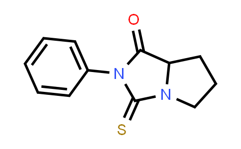 2-Phenyl-3-thioxohexahydro-1H-pyrrolo[1,2-c]imidazol-1-one