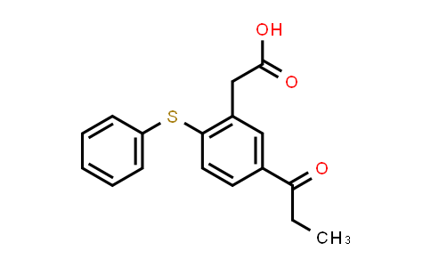 2-(2-(Phenylthio)-5-propionylphenyl)acetic acid