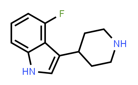 4-Fluoro-3-(piperidin-4-yl)-1H-indole
