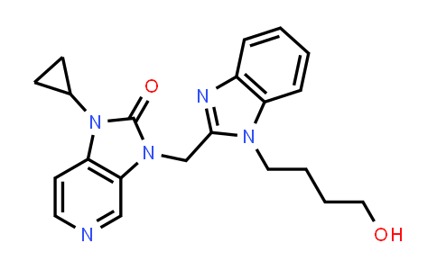 1-cyclopropyl-3-((1-(4-hydroxybutyl)-1H-benzo[d]imidazol-2-yl)methyl)-1H-imidazo[4,5-c]pyridin-2(3H)-one