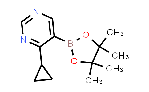 4-Cyclopropyl-5-(4,4,5,5-tetramethyl-1,3,2-dioxaborolan-2-yl)pyrimidine