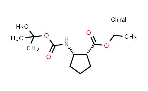 cis-Ethyl 2-((tert-butoxycarbonyl)amino)cyclopentanecarboxylate