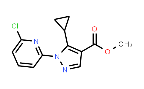 Methyl 1-(6-chloropyridin-2-yl)-5-cyclopropyl-1H-pyrazole-4-carboxylate