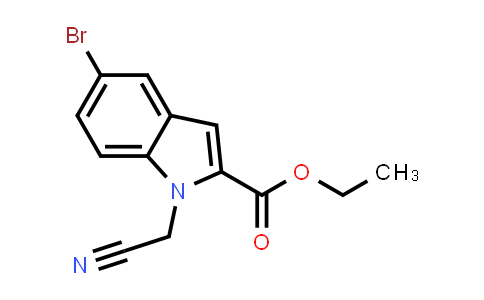 ethyl 5-bromo-1-(cyanomethyl)-1H-indole-2-carboxylate