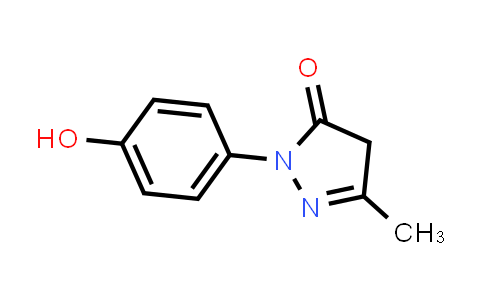 2-(4-hydroxyphenyl)-5-methyl-2,4-dihydro-3H-pyrazol-3-one