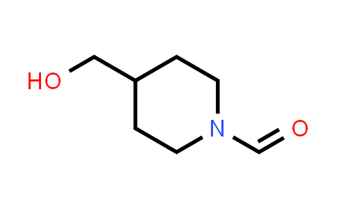 4-(hydroxymethyl)-1-Piperidinecarboxaldehyde