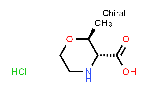 trans-2-Methylmorpholine-3-carboxylic acid hydrochloride