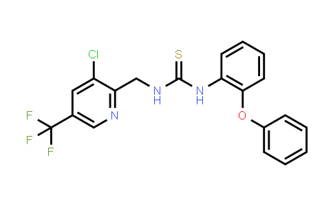 1-((3-Chloro-5-(trifluoromethyl)pyridin-2-yl)methyl)-3-(2-phenoxyphenyl)thiourea