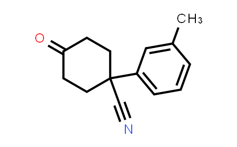 4-Oxo-1-(m-tolyl)cyclohexanecarbonitrile