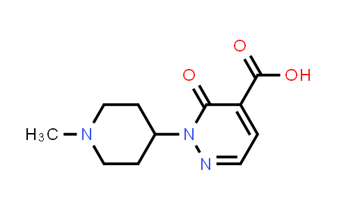 2-(1-Methylpiperidin-4-yl)-3-oxo-2,3-dihydropyridazine-4-carboxylic acid