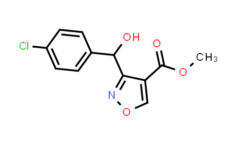 Methyl 3-[(4-Chlorophenyl)(hydroxy)methyl]isoxazole-4-carboxylate