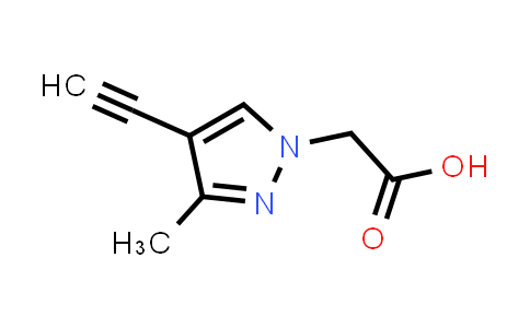 2-(4-Ethynyl-3-methyl-1H-pyrazol-1-yl)acetic acid