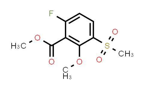 Methyl 6-Fluoro-2-methoxy-3-(methylsulfonyl)benzoate