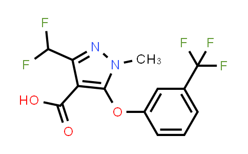 3-(Difluoromethyl)-1-methyl-5-(3-(trifluoromethyl)phenoxy)-1H-pyrazole-4-carboxylic acid
