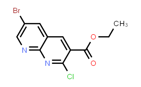 Ethyl 6-bromo-2-chloro-1,8-naphthyridine-3-carboxylate