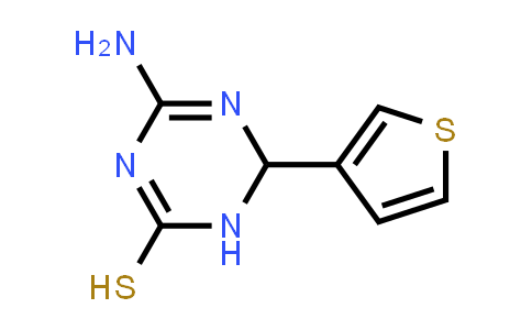 4-Amino-6-(thiophen-3-yl)-1,6-dihydro-1,3,5-triazine-2-thiol