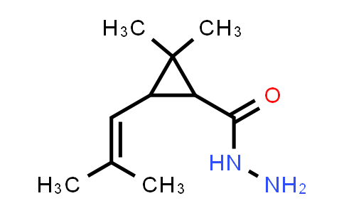 2,2-Dimethyl-3-(2-methyl-1-propenyl)cyclopropanecarbohydrazide