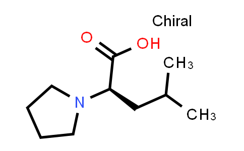 (R)-4-Methyl-2-(1-pyrrolidinyl)pentanoic Acid