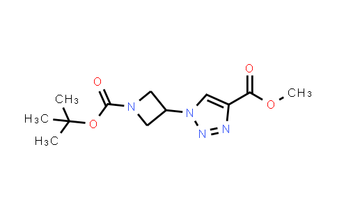 Methyl 1-(1-(tert-butoxycarbonyl)azetidin-3-yl)-1H-1,2,3-triazole-4-carboxylate