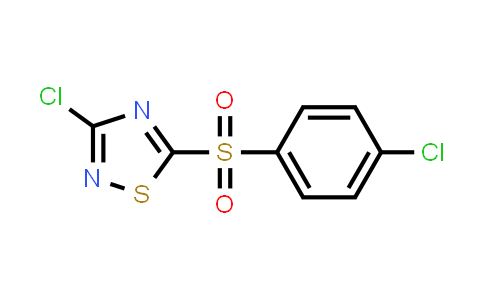 3-Chloro-5-((4-chlorophenyl)sulfonyl)-1,2,4-thiadiazole