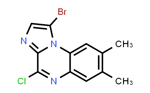 1-BROMO-4-CHLORO-7,8-DIMETHYLIMIDAZO[1,2-A]QUINOXALINE