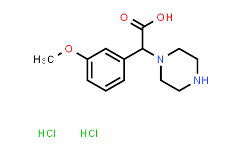 (3-Methoxy-phenyl)-piperazin-1-yl-acetic acid dihydrochloride