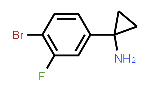 1-(4-Bromo-3-fluorophenyl)cyclopropanamine