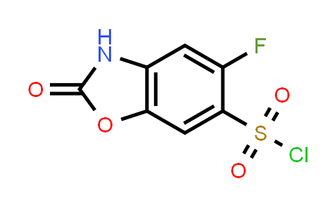 5-Fluoro-2-oxo-2,3-dihydrobenzo[d]oxazole-6-sulfonyl chloride