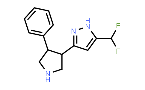 5-(Difluoromethyl)-3-(4-phenylpyrrolidin-3-yl)-1H-pyrazole