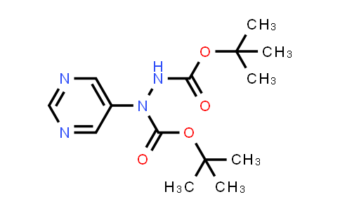 Di-tert-butyl 1-(pyrimidin-5-yl)hydrazine-1,2-dicarboxylate