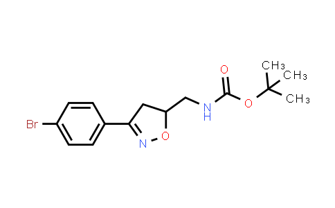 tert-Butyl ((3-(4-bromophenyl)-4,5-dihydroisoxazol-5-yl)methyl)carbamate